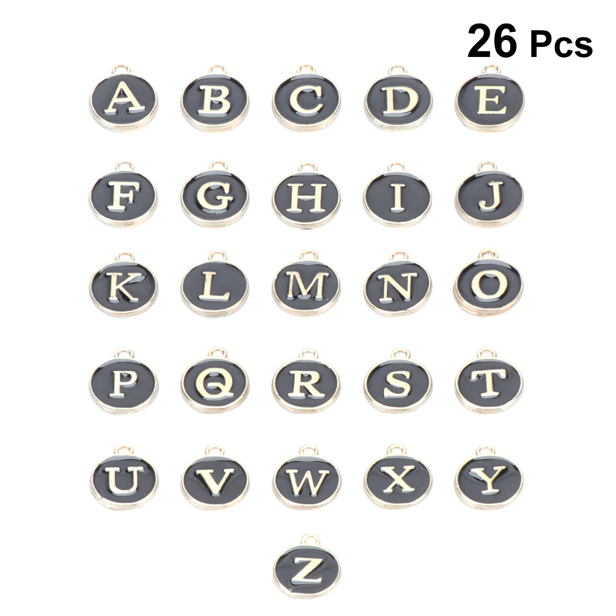 

26pcs Pendant Diy Charm Pendant Tray Jewelry Making DIY Charms English Alphabet Pendants Craft Gifts Accessories
