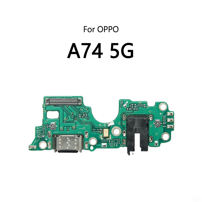 USB Charge Dock Port Socket Jack Plug Connector Flex Cable For OPPO A74 4G 5G Charging Board Module