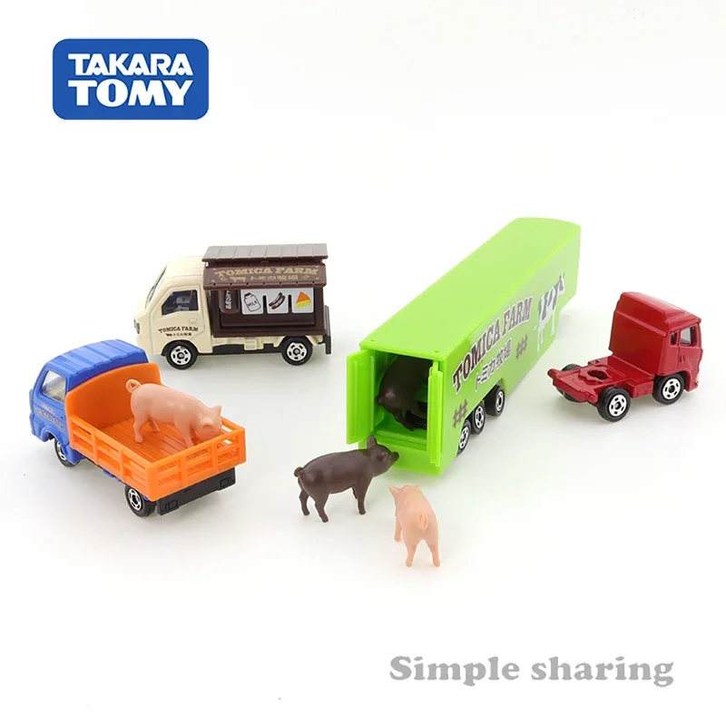 Takara Tomica Tomica mile widziane! Zestaw traktor zabawka Tomica zabawki ze stopu samochód silnikowy Model odlewany Metal prezent świąteczny dla dzieci zabawki dla chłopców