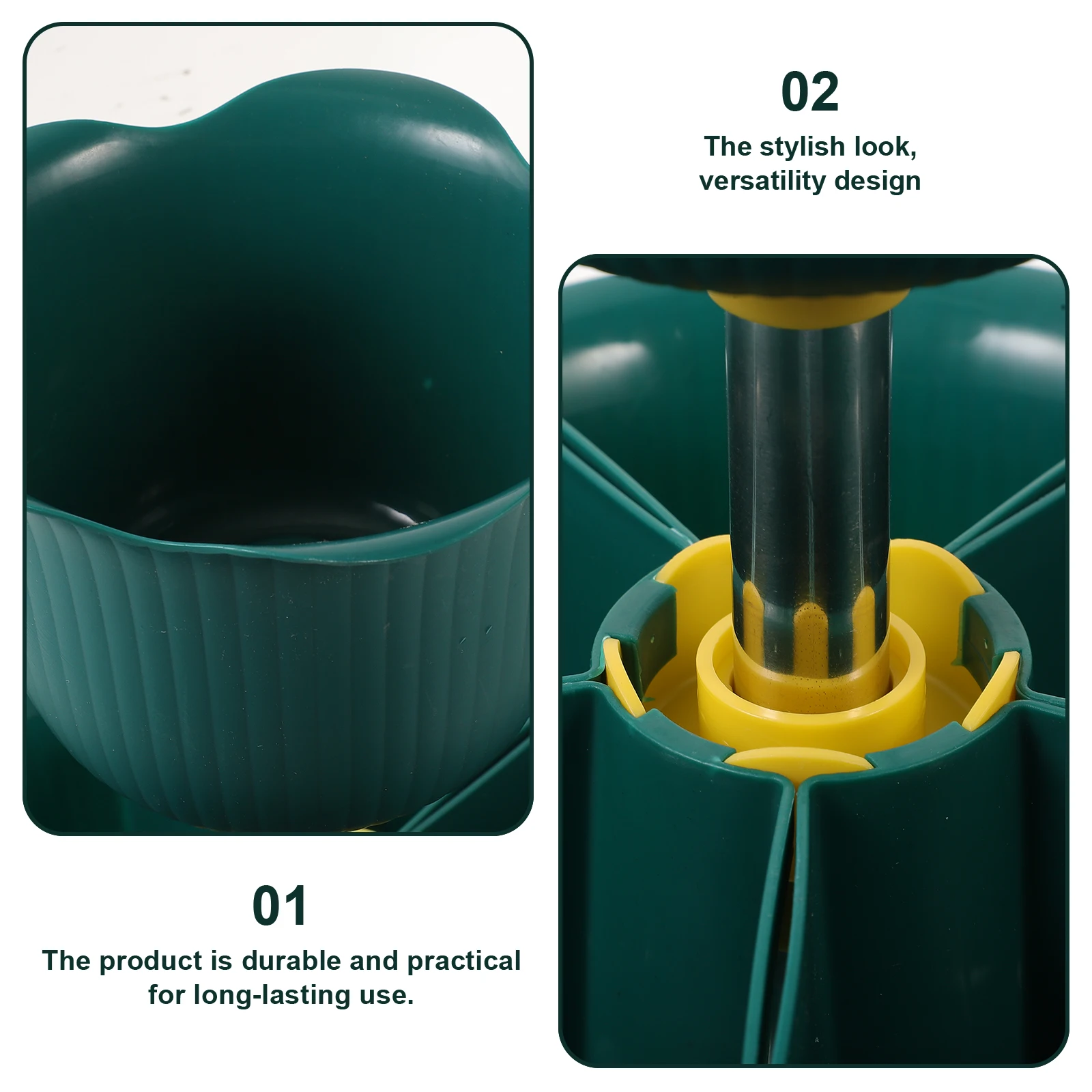 

Snack Platter Clear Round Plastic Food Serving Tray For Chips Dips Candies Nuts Fruits Appetizers Dry Fruit Holder