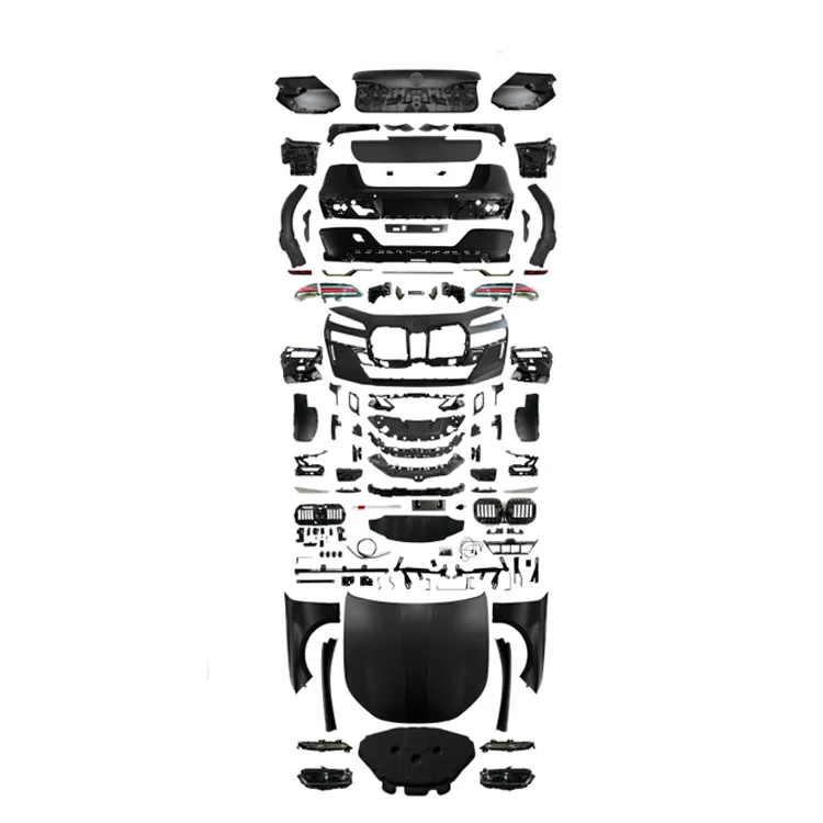2023 for 7 Series F01 F02 Front Body Kit Grill Trunk Lid Fender LED Headlights Taillights Hood Bumper Plug Play New High Quality