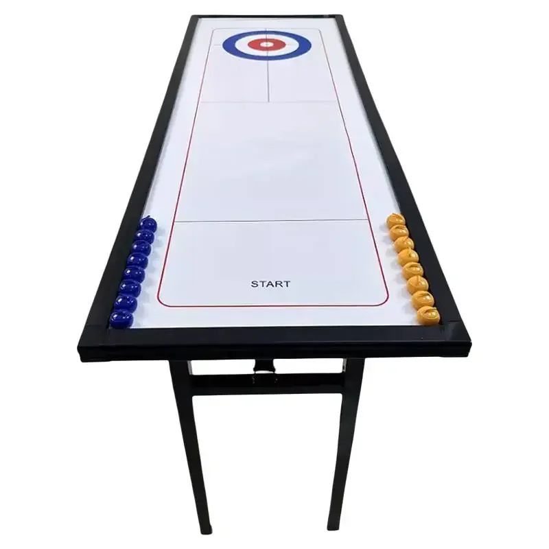 Table Curling Bowling Sandpot Company Team Building Artifact Family Party Board Game Props Dry Curling