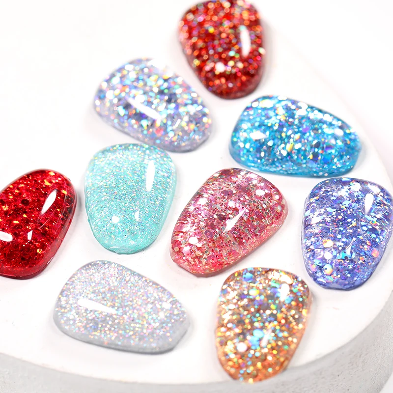 LILYCUTE Glitter Sequins UV Gel Nail Polish Shiny Spring Summer Color Semi Permanant Soak Off All For Manicure Nail Art Varnish