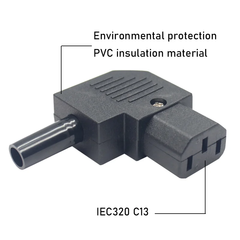 Hot Sale IEC C14 plug  15A  10A Power Adapter rewireable Plug C13 connector for home