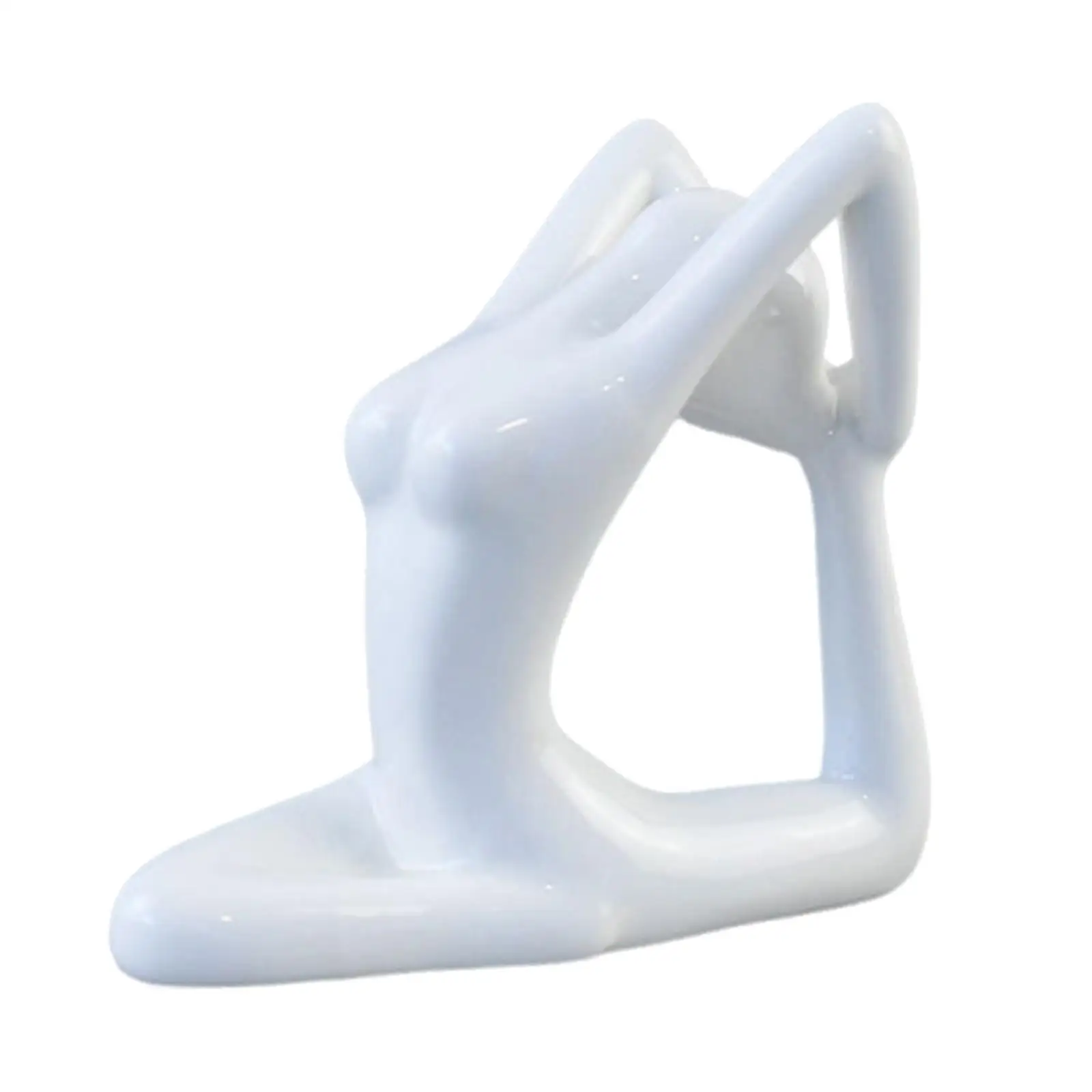 Figurine Meditation Figure Abstract Sculpture Pose Statue Creative Seating Ornament for Bedroom Living Room Patio