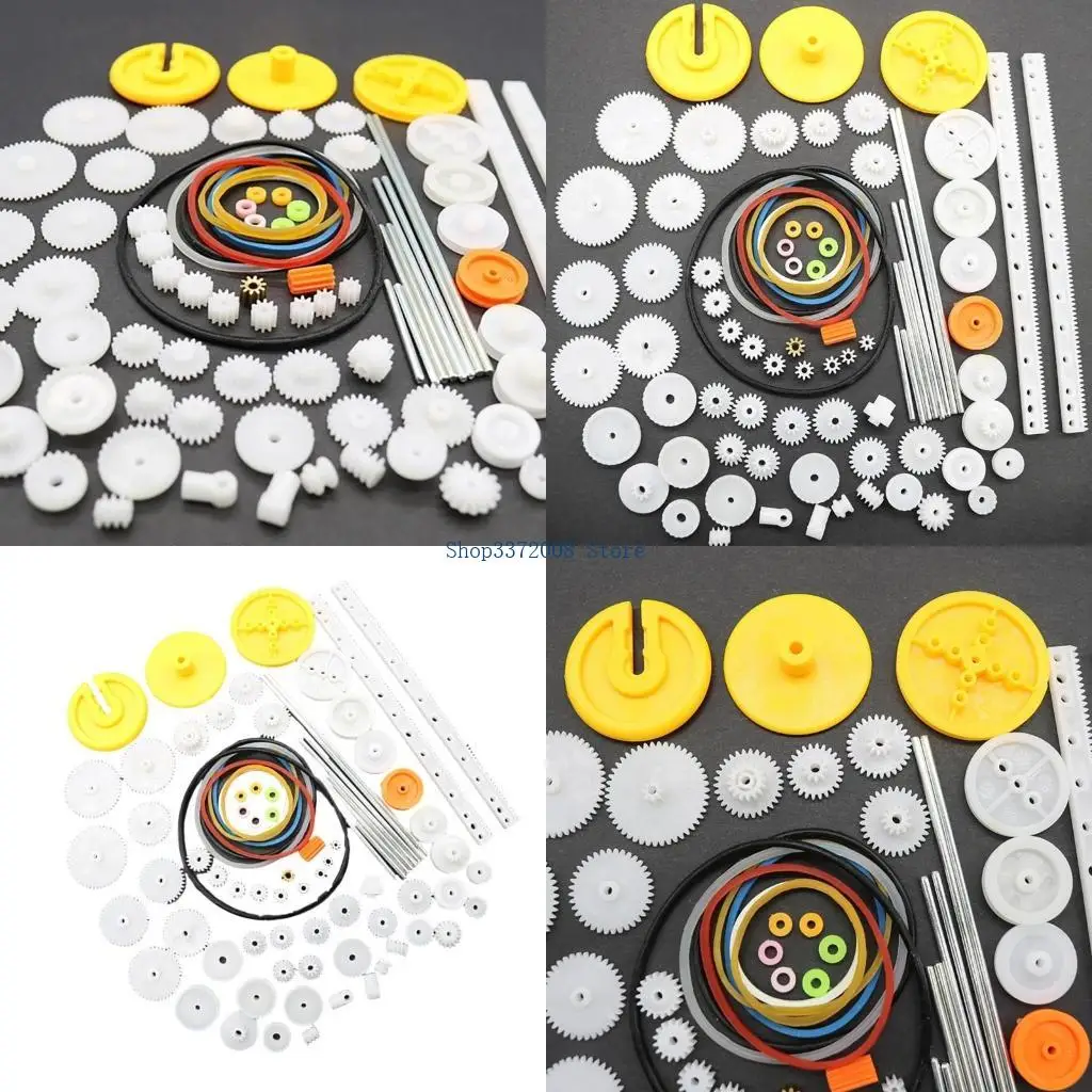 

82pcs Пластиковые шестерни для удаленного автомобильного модели Motor Model Diy Helicopter Remote Toy Заменить