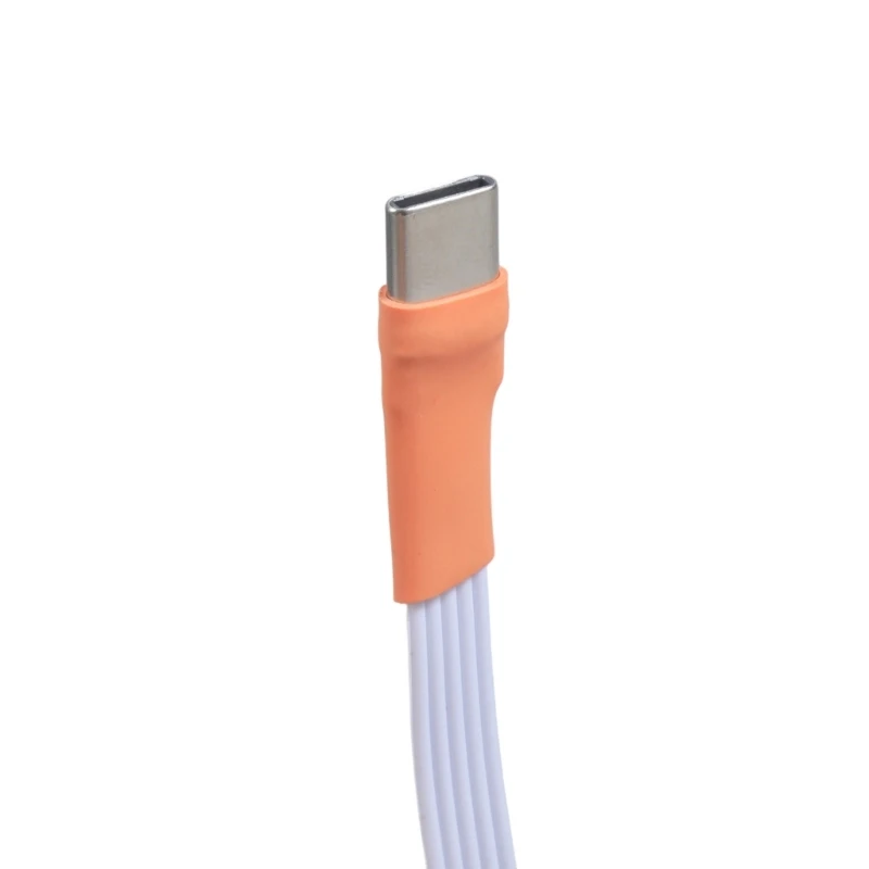 10-150CM Type C to USB-C 90° Angled adapter cable Power bank flexible cable PD cable charging Data cable USB C bend flat cable