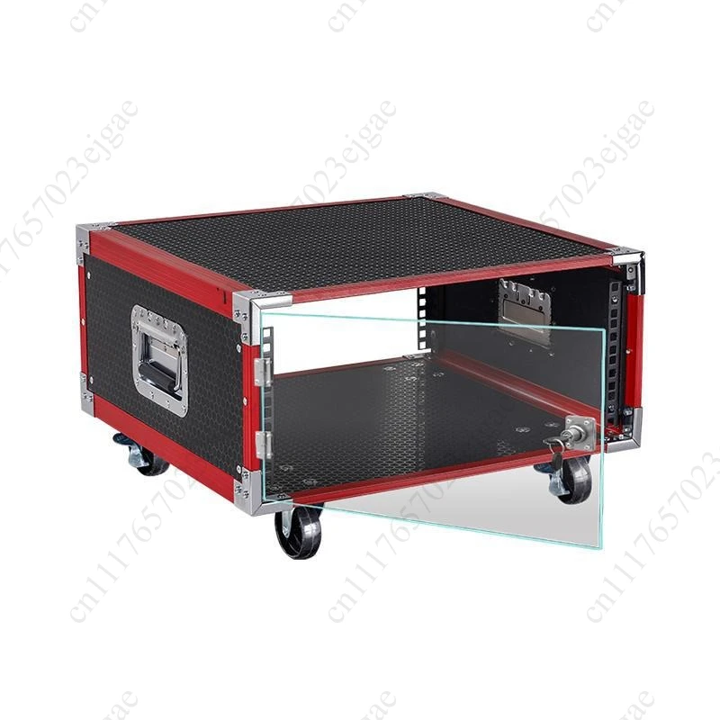 Cabinet, home KTV audio equipment, simple chassis, peripheral mixing console rack, aviation box, portable