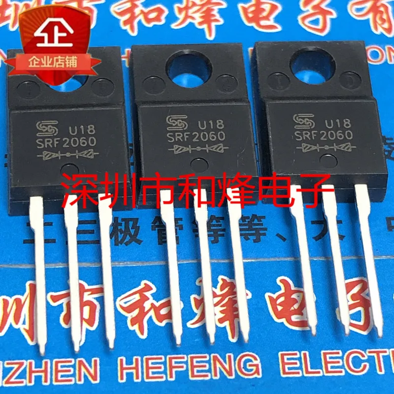 5PCS-10PCS SRF2060 TO-220F 60V 20A New And Original On Stock
