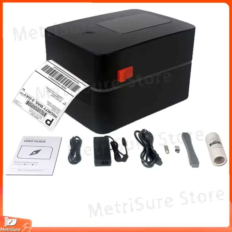 4 Inch Thermal Label Printer 152mm/s High Speed Shipping Label Printer for Shopify eBay Amazon Compatible A6 4x6 Sticker