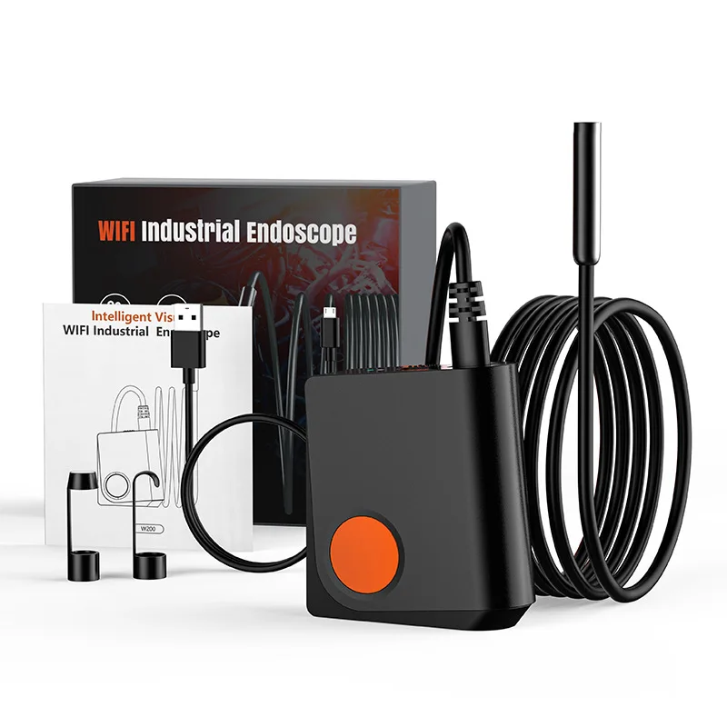 2MP 1080P Dual Lens WIFI Endoscope CMOS Borescope Inspection Otoscope Camera Digital Microscope