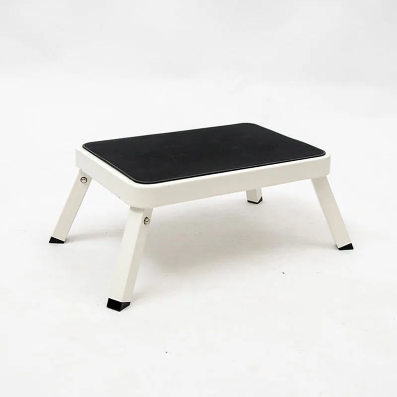 

1 Step Stool Ladder Kitchen Raised Ladder Portable Stair Footstool RV Foldable Step Stool Non-slip Stool For Office Bathrooms