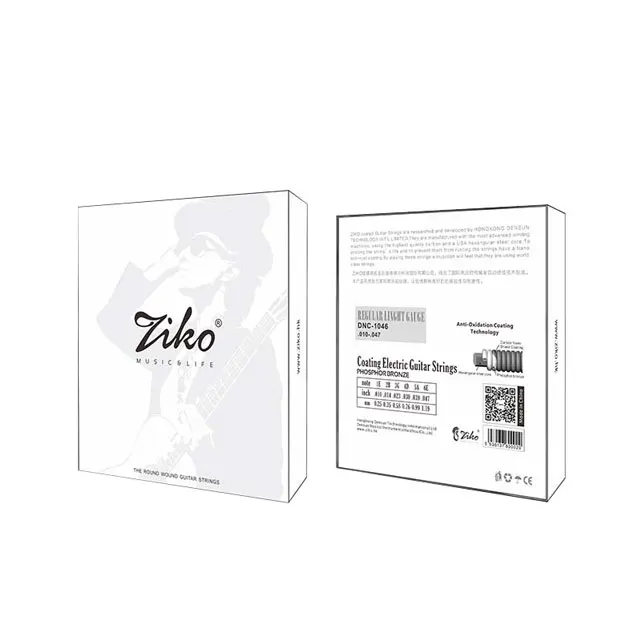 ZIKO Electric Guitar String American Nickel Wound Hexangon Alloy Core Guitarra String Electric Guitar Parts & Accessories