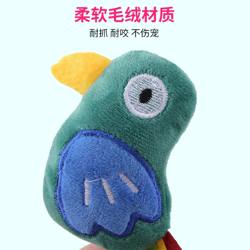 Cross-border pet supplies: crocodile and cow plush toys containing catnip, cartoon cat toy