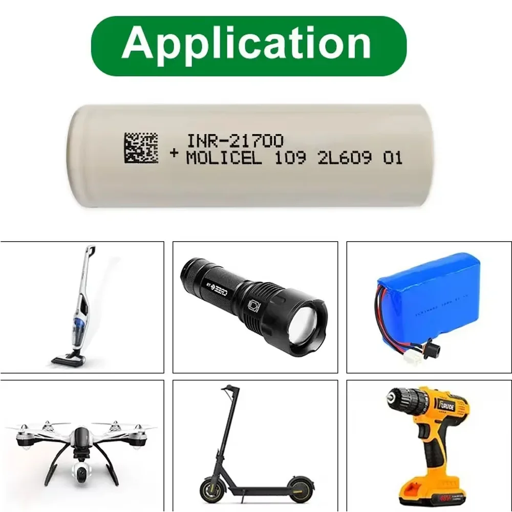 Akumulator EVE 21700 3.7V 5000mAh INR21700 Litowo-jonowy do latarków, elektronarzędzi, zabawek, akumulatory 21700-50E — zdjęcie produktu 5