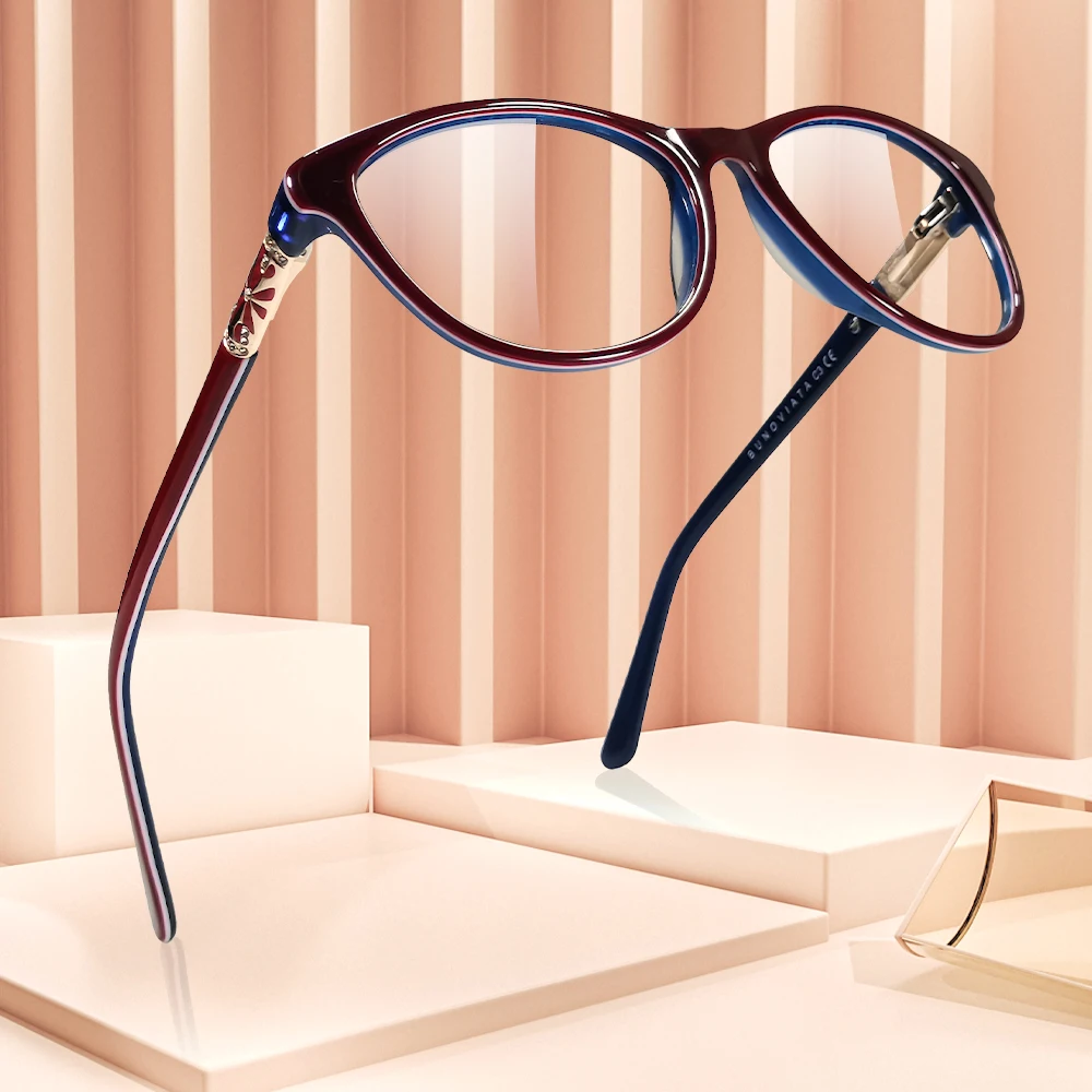OCCI CHIARI High Quality Acetate Glasses Men Retro Vintage Prescription Glasses Women Optical Spectacle Frame Round OC7205