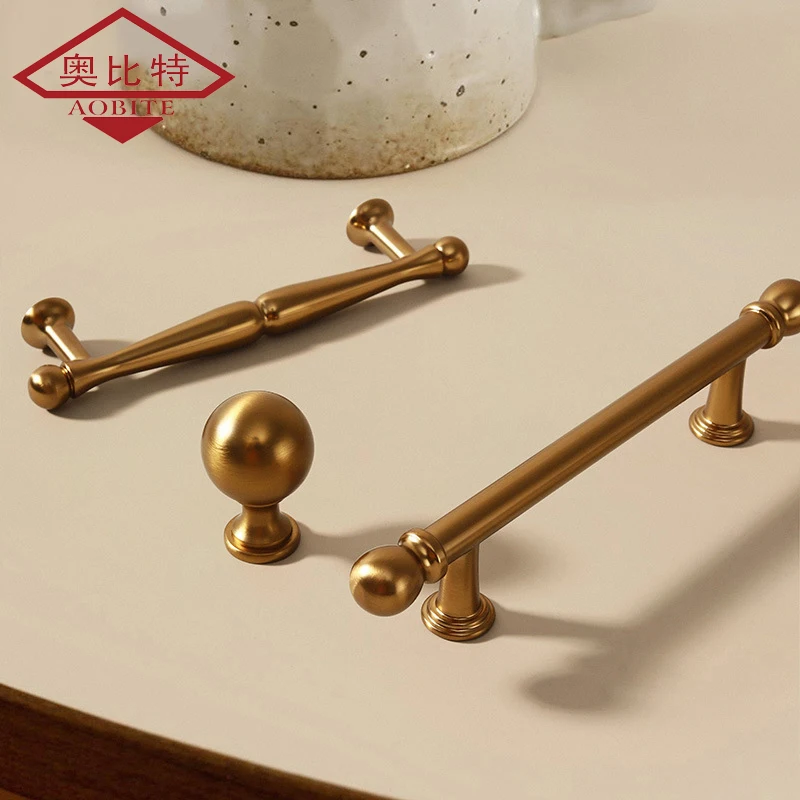 

AOBT Antique Closet Dressers Handles For Cabinets And Drawer Kitchen Handles Bathroom Cabinets handles Cabinet Furniture Handles