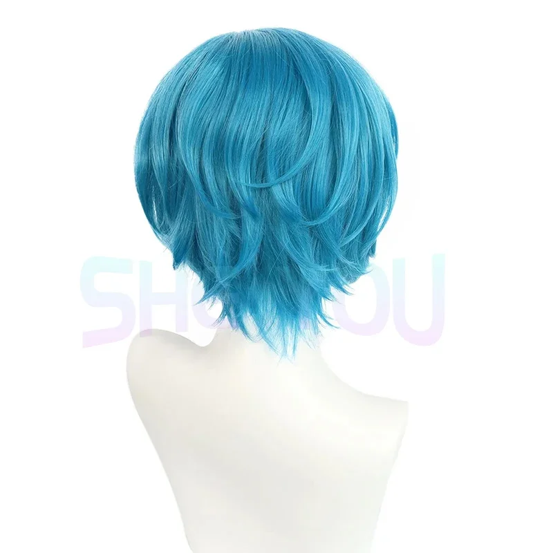 Anime Mizuno Ami Parrucca blu Sailor Mercury Parrucche Cosplay Copricapo Gioco di ruolo Costume cosplay di Halloween
