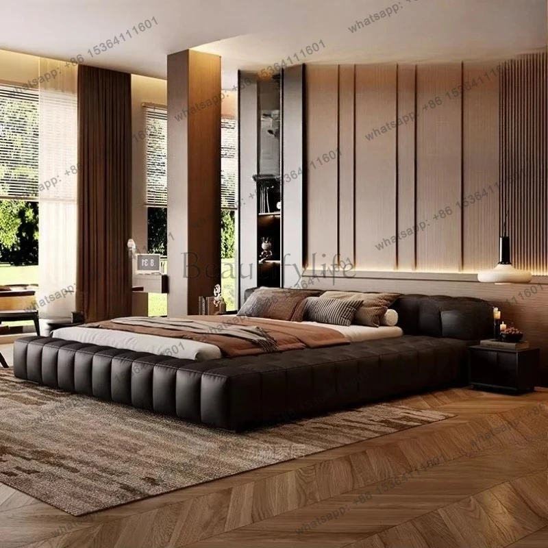 High end atmospheric Italian minimalism bed bases & frames bed 2 people furniture bedroom furniture for adult bedroom beds