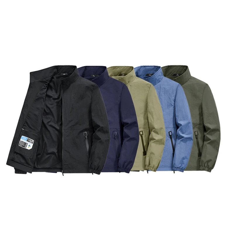 

Men's Autumn Casual Windproof Jacket Loose Workwear Tactical Jacket Mountaineering Camping Hiking Hunting Windproof Jacket