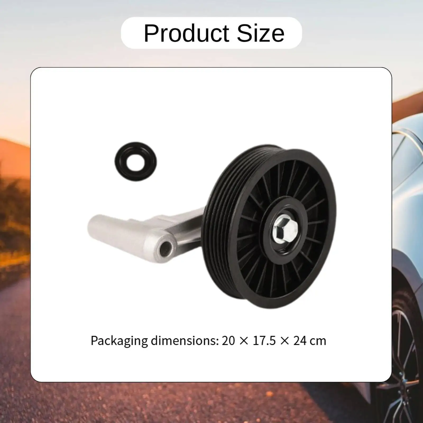 Air Conditioning Pulley Iron Material Auto Air Conditioner Spare Parts Durable Compressor Pulley for Chevrolet Blazer C1500