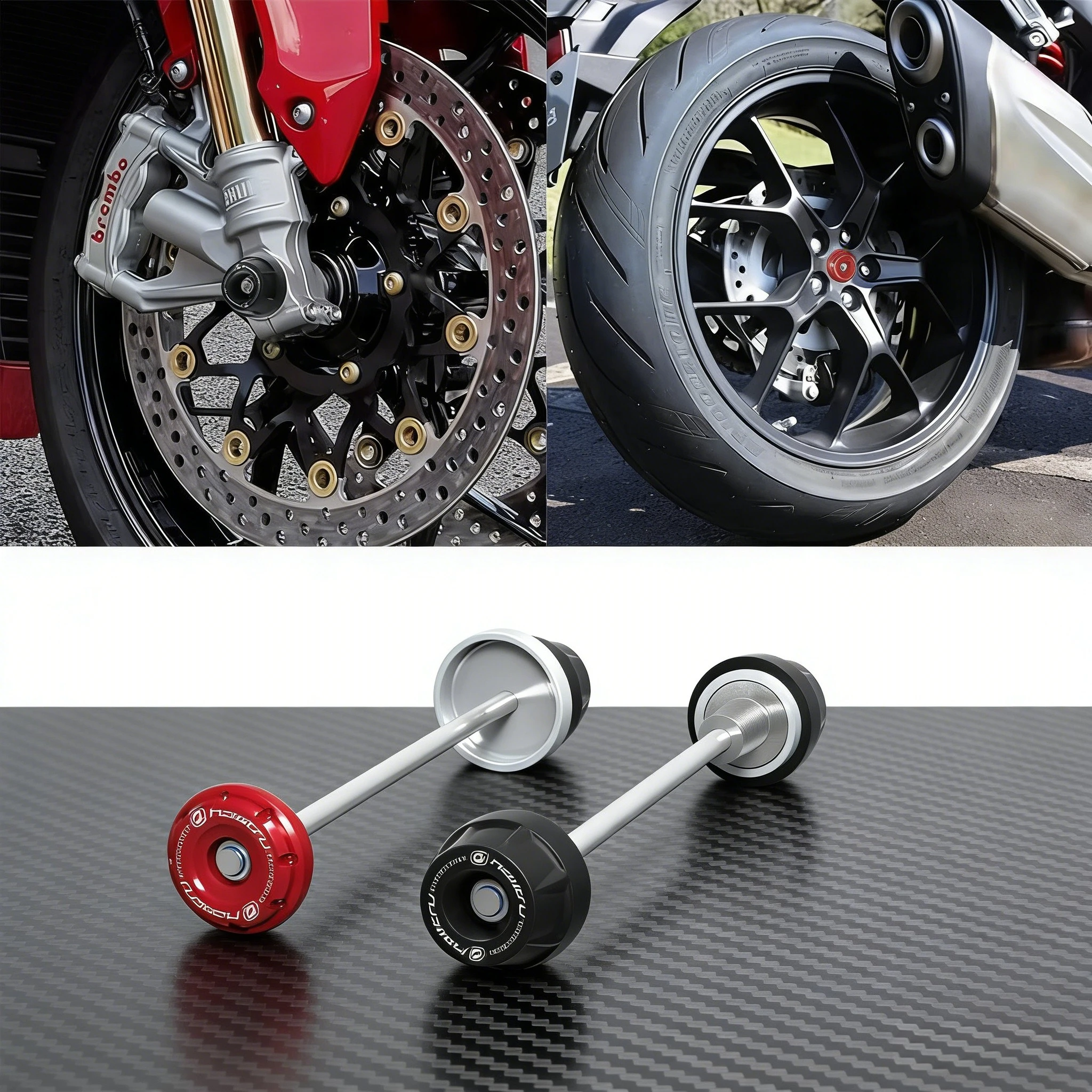 Motorcycle Wheel Spindle Protection Axle Cover Set for HONDA CB1000R Neo Sports Cafe 2018-2024