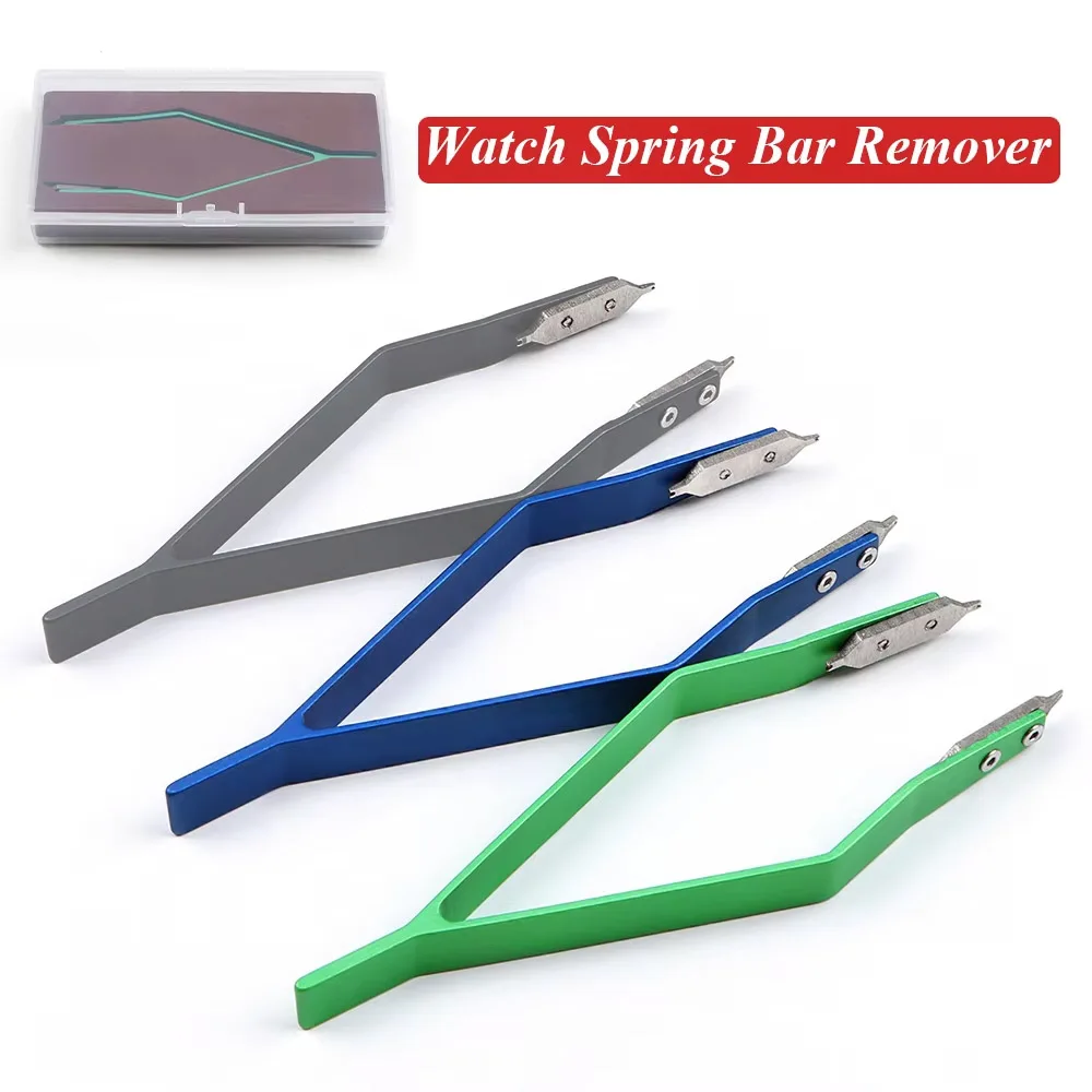 Watch Spring Bar Tweezers for Watchmaker Watch Spring Bar Remove Tool Stainless Steel 7825 V Type Rofessional Watch Repair Tools