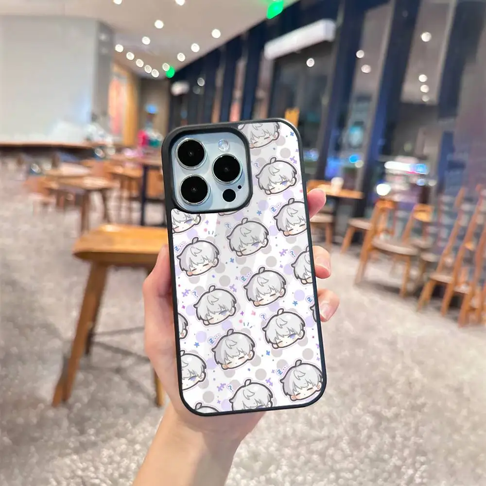 Game Cute Love And D-Deepspace Phone Case For iPhone17,16,15,14,13 Plus,Pro Max Magnetic For Magsafe Wireless Charging