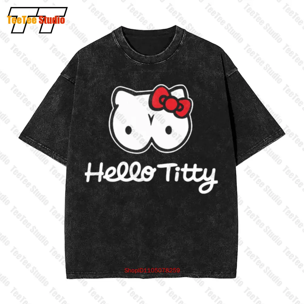 Hello Titty Vintage Übergroßes T-Shirt VZE0