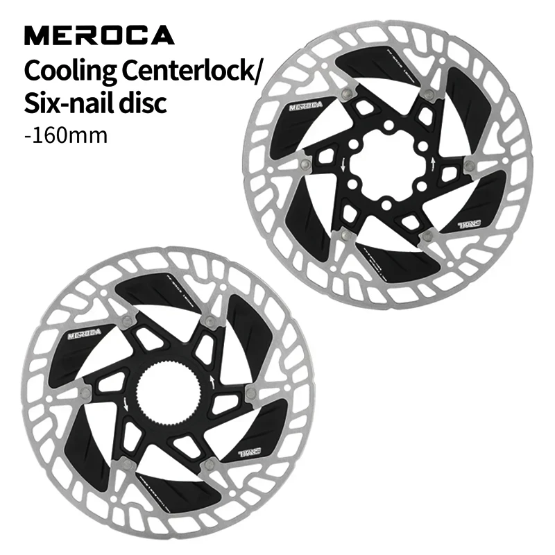 

MEROCA велосипедный тормозной ротор 160 мм плавающий охлаждающий диск MTB шоссейный велосипед 6 болтов/центральный замок ротор дискового тормоза аксессуары для велосипеда