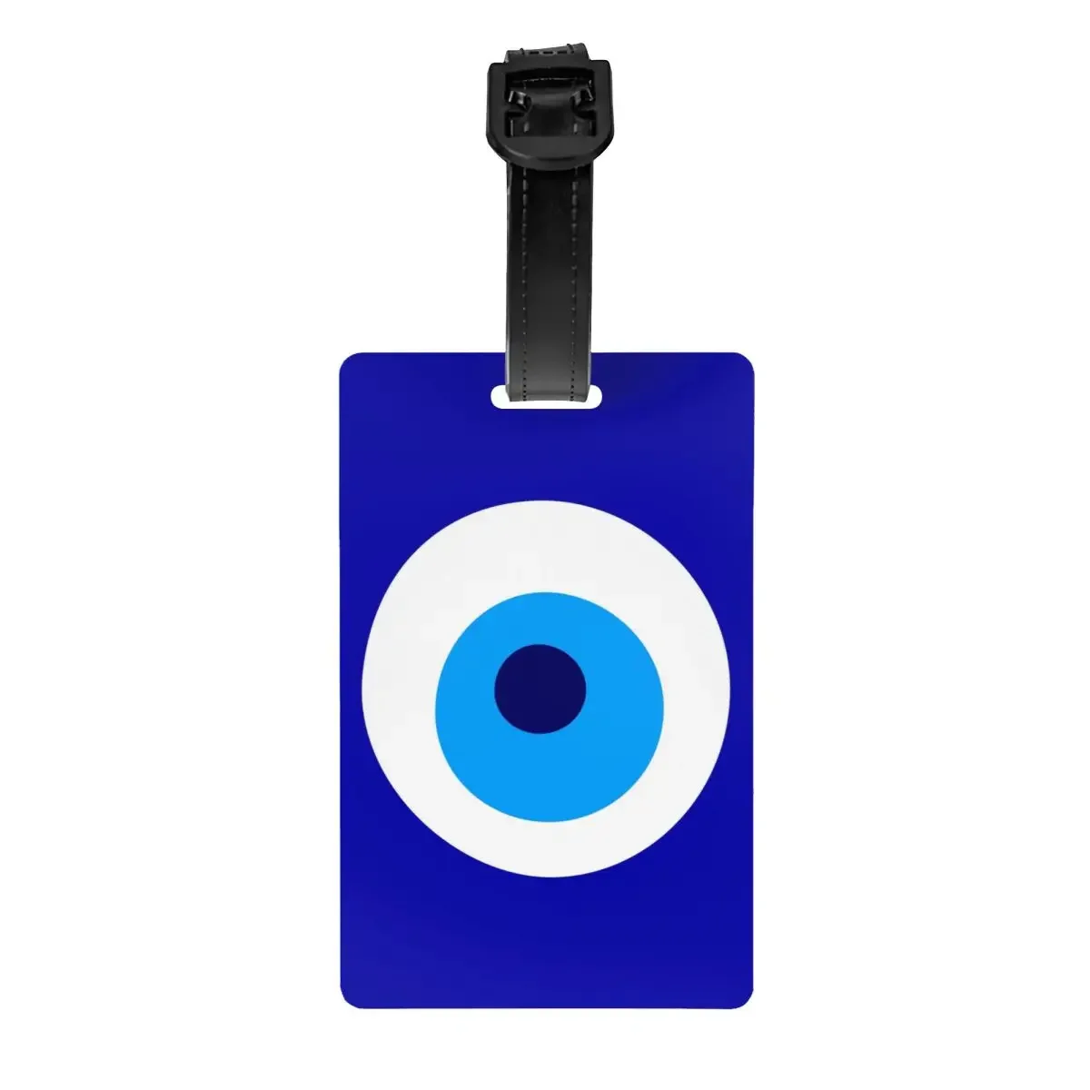 Custom Nazar Evil Eye Protection Symbol Luggage Tag Privacy Protection Amulet Turkish Baggage Tags Travel Bag Labels Suitcase