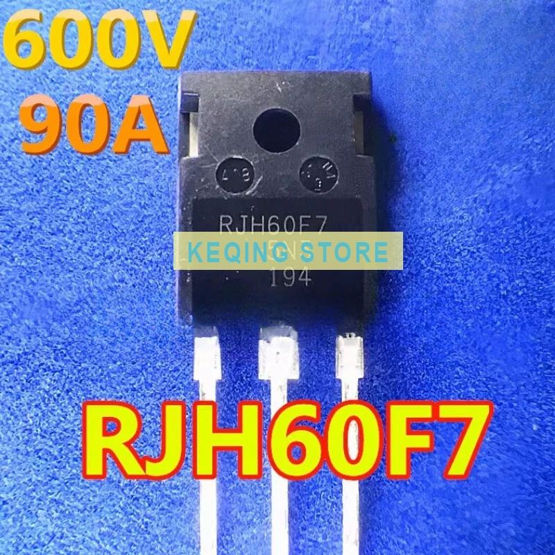 10PCS Used+Not NEW+Send after Measure RJH60F7 90A 600V for welding machine IGBT tube, original word original code disassembly