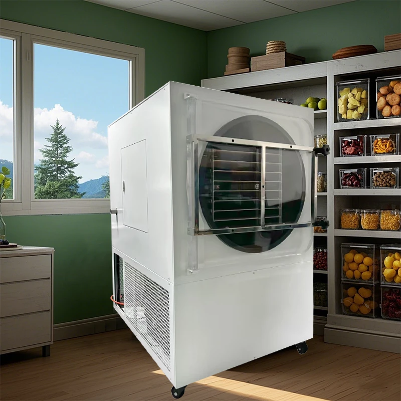 Commercial Automatic 60-70Kg / Batch Scorpion Venom Pet Snacks Freeze Dryer With Vacuum System For Food Processing HFD-50