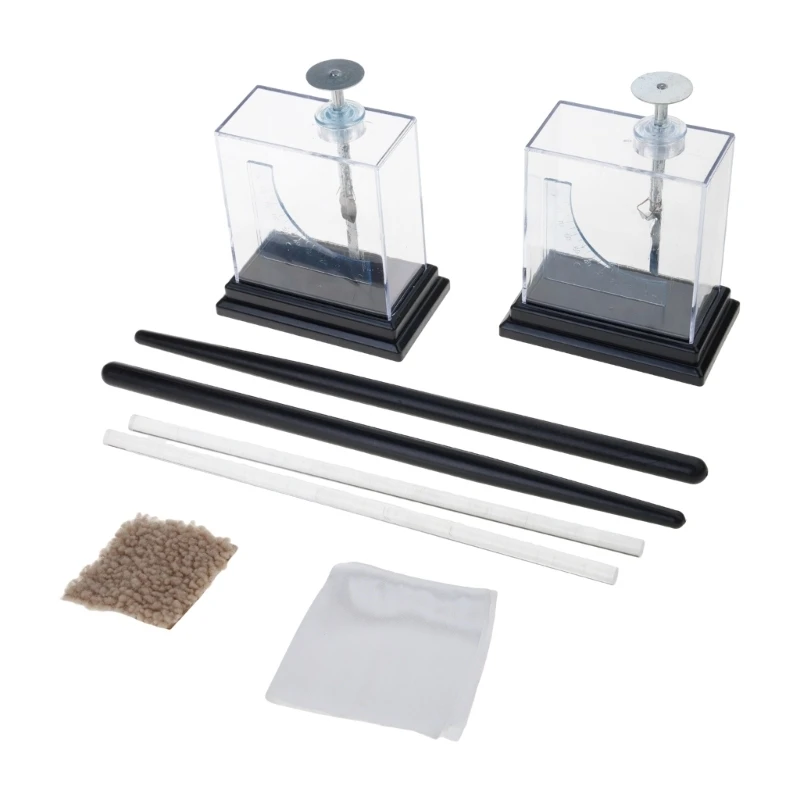 Static Generator Electroscope Static Electricity Demonstrator Electrostatic Experiment Equipment Physics Teaching Aid