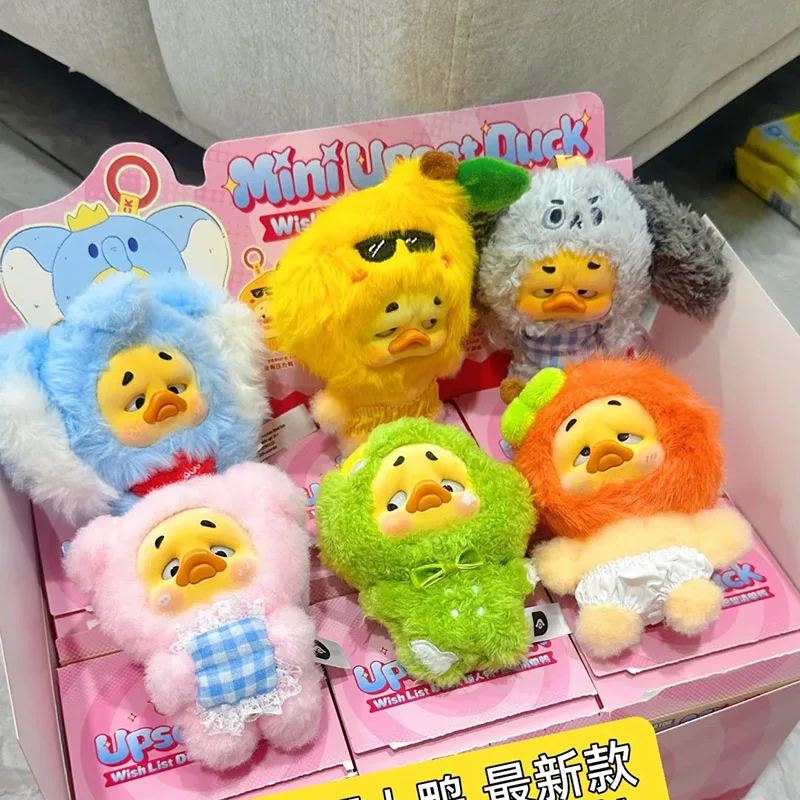

Mini Upset Duck Wish List Duck Series Blind Box Doll Vinyl Plush Mystery Box Anime Figure Bag Pendent Keychain