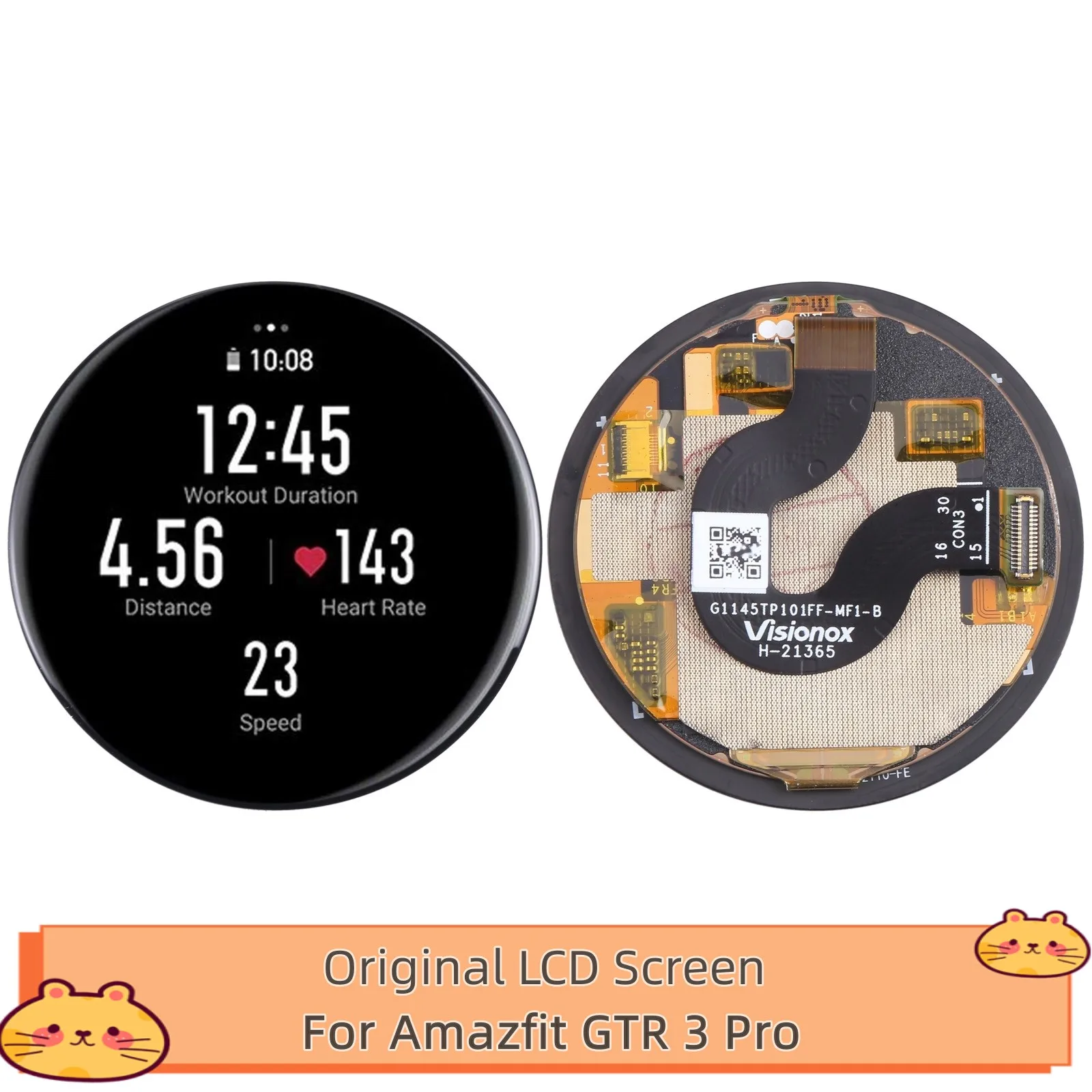 For GTR 3 Pro AMOLED LCD Screen for Amazfit GTR 3 Pro with Digitizer ...