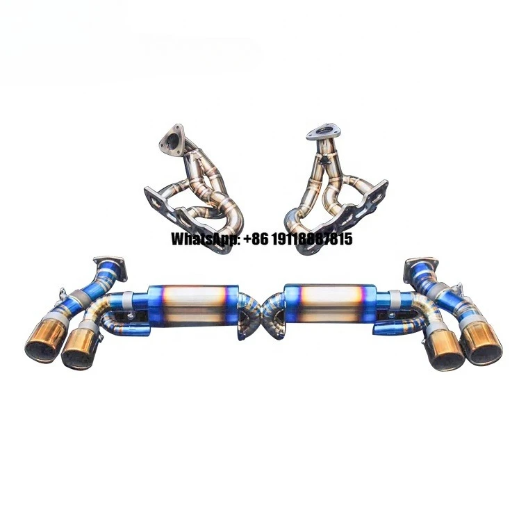 Made in China Performance Full Exhaust System Exhaust Header and Valvetronic Catback for PORSCHE 911 991 Turbo S
