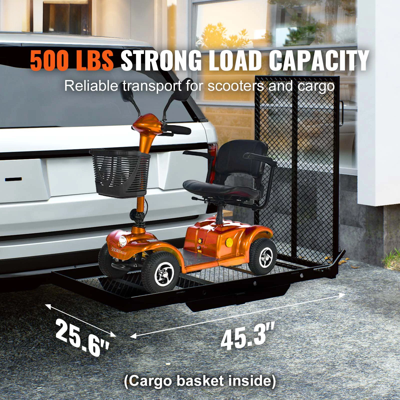 Hitch Mount Cargo Carrier, 45.3
