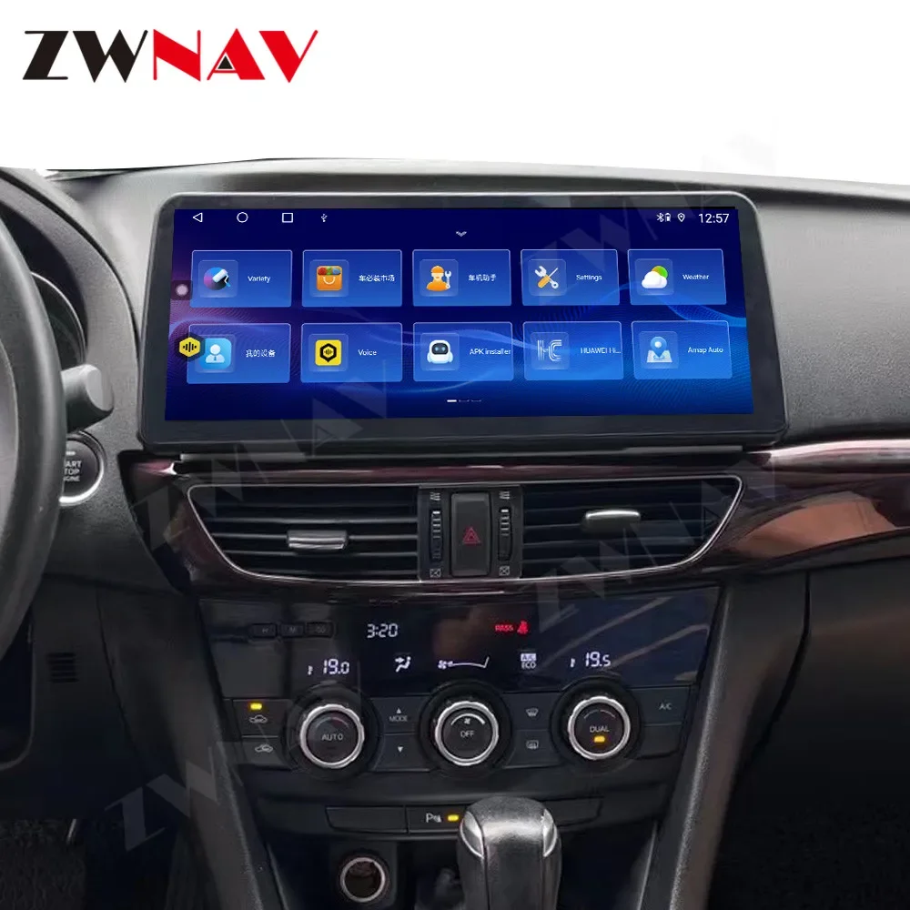 12.3 Inch Android 13 Car Stereo for Mazda CX-5 2005-2010 Wireless CarPlay GPS Navigation Touch Screen Radio Head Unit