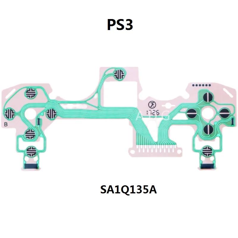 10Pcs For PS3 Handle Conductive Film SA1Q135A  SA1Q159A SA1Q165A SA1Q194A SA1Q222A Function Button Cable Ribbon Circuit Board