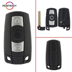 REMTEKEY Smart Car Key Shell Case Remote Fob Cover KR55WK49147 For BMW 1 3 5 6 Series E90 E91 E92 E93 E60 Cas3+
