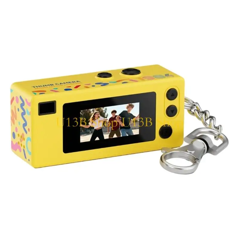 U13B Mini Camera G65 Small Thumb Sized Body With Chain For Key hoop Bag Accessory 1080P Full 720p Video Recording Creative
