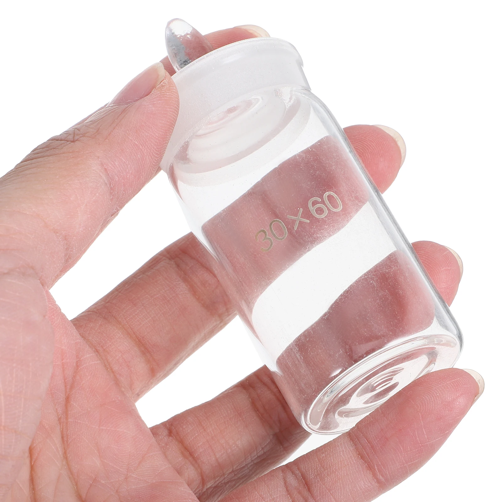 2Pcs Glass Weighing Bottles Durable Sturdy Practical for Lab Use Chemistry Teaching Interest Development Experiment Bottles