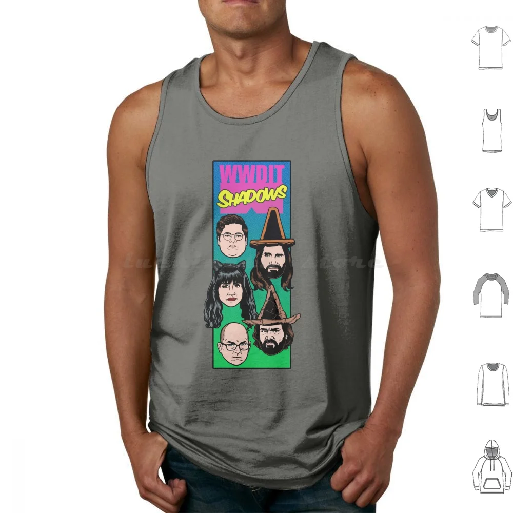 Wwdits Comic Book Tank Tops Vest Sleeveless Wwdits What We Do In The Shadows Guillermo Nandor Nadja Laszlo Colin Robinson