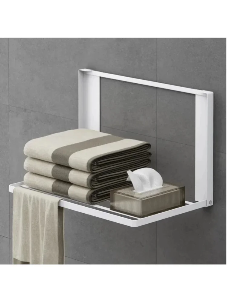 Magnetisches Regal für Waschmaschine, faltbarer Wäscheständer, platzsparender Mehrzweck-Organizer für Badezimmer, Küche, Wohnmobil