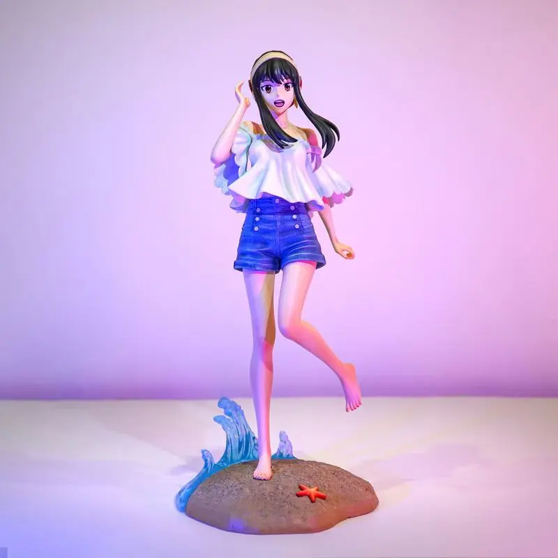 

Jt Statue Spy×Family Beach Yor Action Figures Erciyuan Beautiful Girl Model Toy Ornaments Collection Surprise Gifts