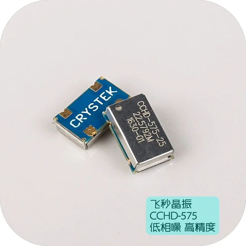 American crystek cchd-575 small femtosecond 3.3v active crystal oscillator xmos low phase noise high precision