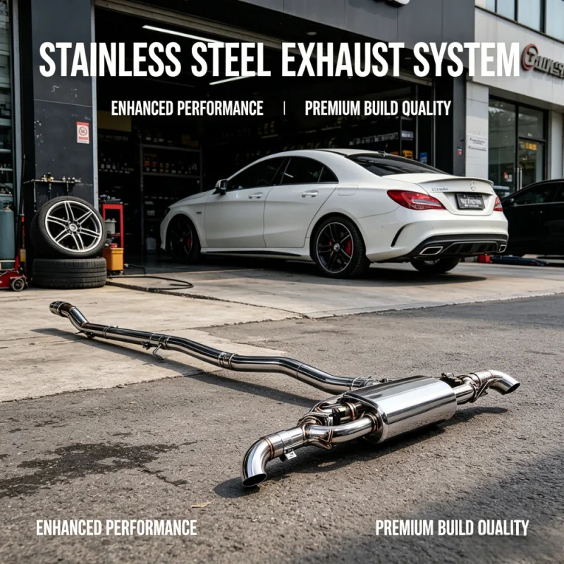 Intelligent Valve Catback Exhaust Pipes for Mercedes-Benz CLA250 W177 2.0T Exhaust System Muffler Sonic Upgrade