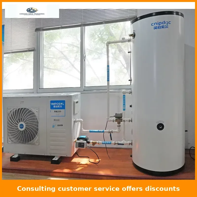 IMPOSOL Top Brand Air-to-Water Heat Pump 8 kW–20 kW for Household and Commercial Hot Water Supply with Buffer Tank