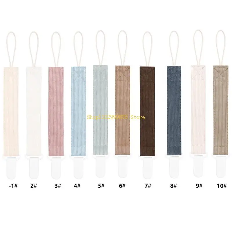 

Baby Dummy Clip Pacifiers Chain Pacifiers Infant Toddlers Newborns Teether Pacifiers Straps Clip Soother Chain J0MF